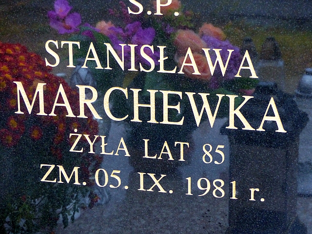 Stanisława Marchewka 1896 Zielonka - Grobonet - Wyszukiwarka osób pochowanych