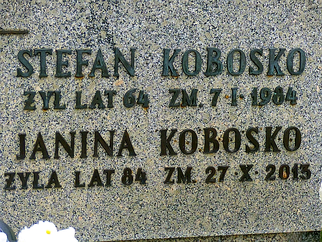 Stefan Kobosko 1919 Zielonka - Grobonet - Wyszukiwarka osób pochowanych