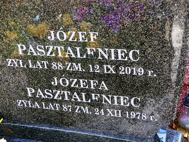 Józefa Pasztaleniec 1891 Zielonka - Grobonet - Wyszukiwarka osób pochowanych