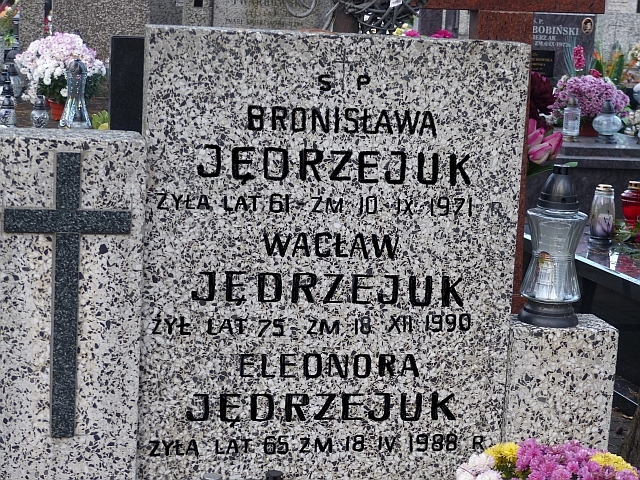 Grób Bronisława Jędrzejuk