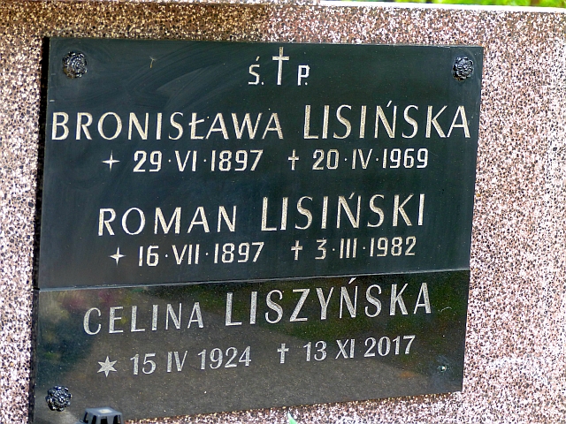 Grób Celina Liszyńska
