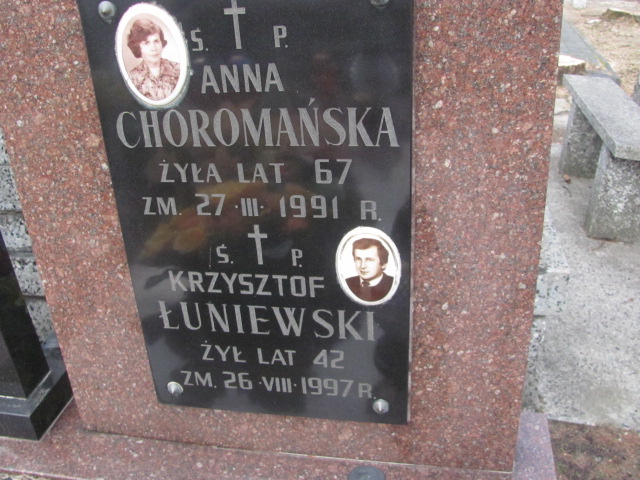 Krzysztof Łuniewski Zielonka - Grobonet - Wyszukiwarka osób pochowanych