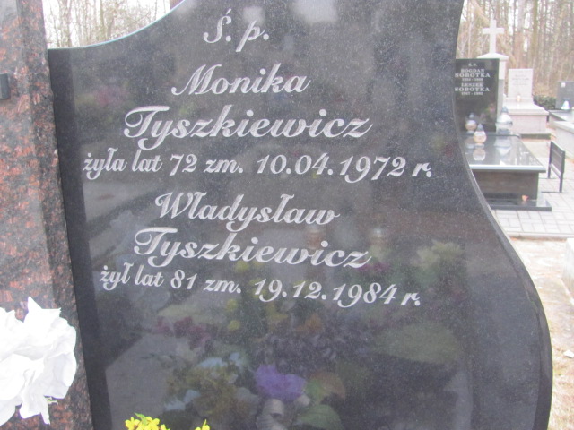 Monika Tyszkiewicz 1899 Zielonka - Grobonet - Wyszukiwarka osób pochowanych