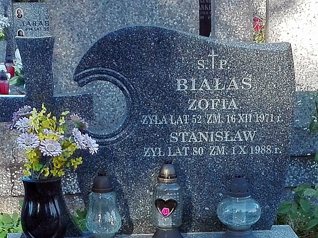 Zofia Białaś 1919 Zielonka - Grobonet - Wyszukiwarka osób pochowanych