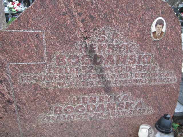 Henryk Bogdański Zielonka - Grobonet - Wyszukiwarka osób pochowanych