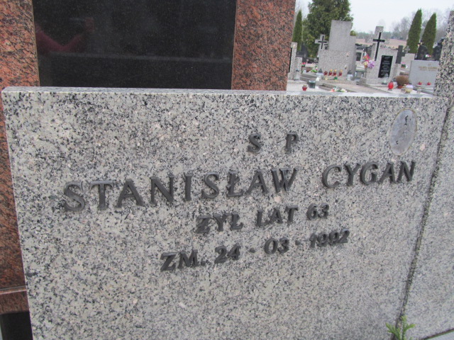 Stanisław Cygan 1929 Zielonka - Grobonet - Wyszukiwarka osób pochowanych