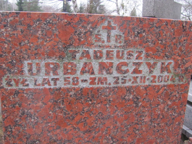 Tadeusz Urbańczyk 1946 Zielonka - Grobonet - Wyszukiwarka osób pochowanych