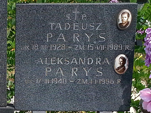 Grób Tadeusz Parys