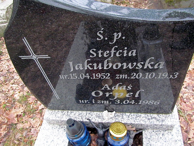 Grób Stefania Jakubowska