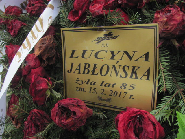 Lucyna Jabłońska 1931 Zielonka - Grobonet - Wyszukiwarka osób pochowanych