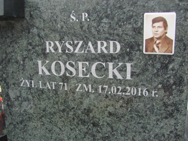 Ryszard Kosecki 1944 Zielonka - Grobonet - Wyszukiwarka osób pochowanych