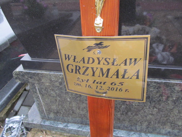 Władysław Grzymała 1951 Zielonka - Grobonet - Wyszukiwarka osób pochowanych