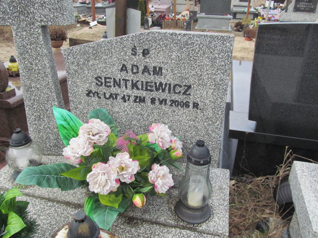 Adam Sentkiewicz 1958 Zielonka - Grobonet - Wyszukiwarka osób pochowanych