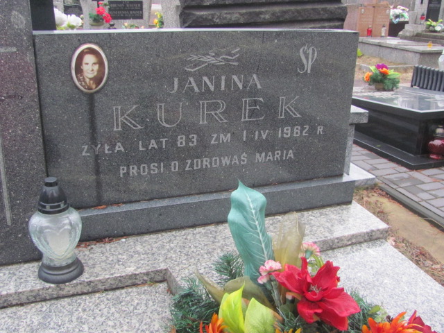 Janina Kurek Zielonka - Grobonet - Wyszukiwarka osób pochowanych