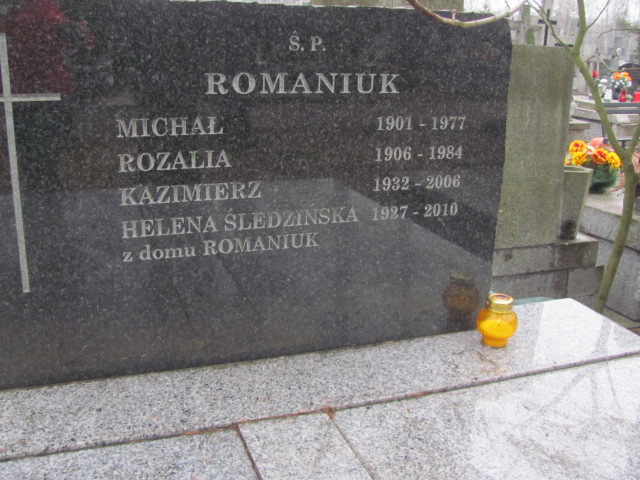 Michał Romaniuk 1901 Zielonka - Grobonet - Wyszukiwarka osób pochowanych