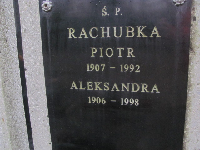 Piotr Rachubka 1907 Zielonka - Grobonet - Wyszukiwarka osób pochowanych