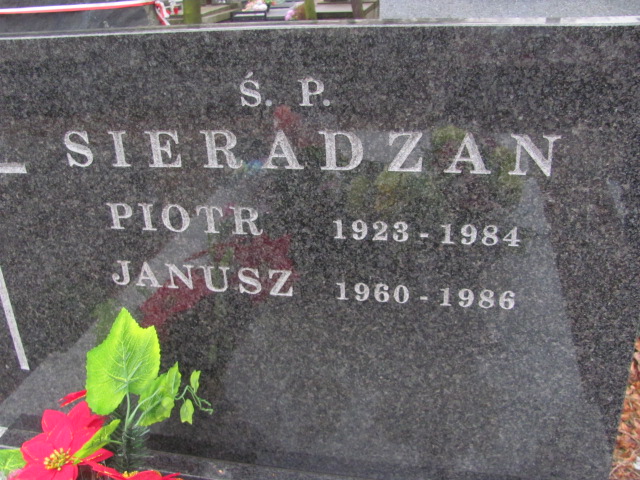 Piotr Sieradzan 1923 Zielonka - Grobonet - Wyszukiwarka osób pochowanych