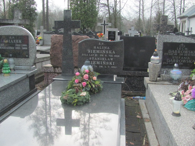 Grób Halina Siemińska