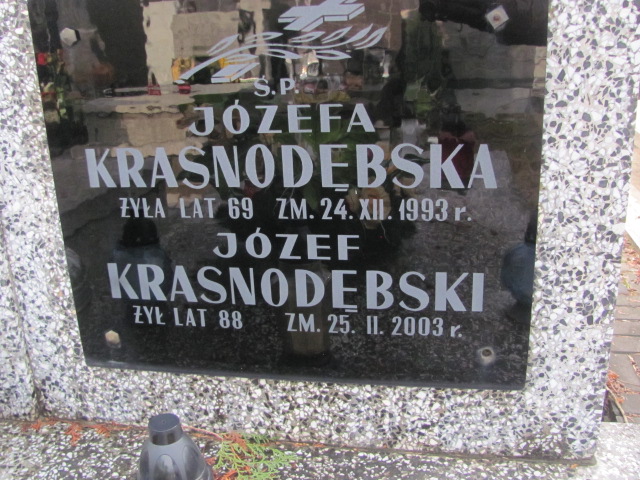 Józefa Krasnodębska 1924 Zielonka - Grobonet - Wyszukiwarka osób pochowanych