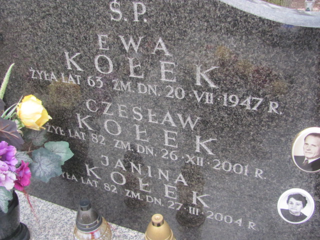 Czesław Kołek 1919 Zielonka - Grobonet - Wyszukiwarka osób pochowanych