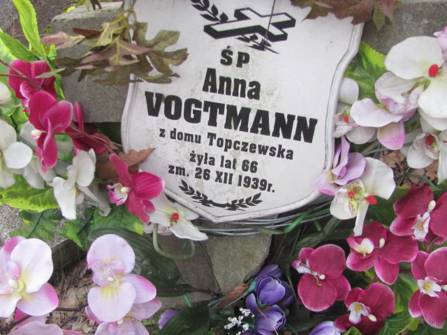 Anna Vogtmann Zielonka - Grobonet - Wyszukiwarka osób pochowanych