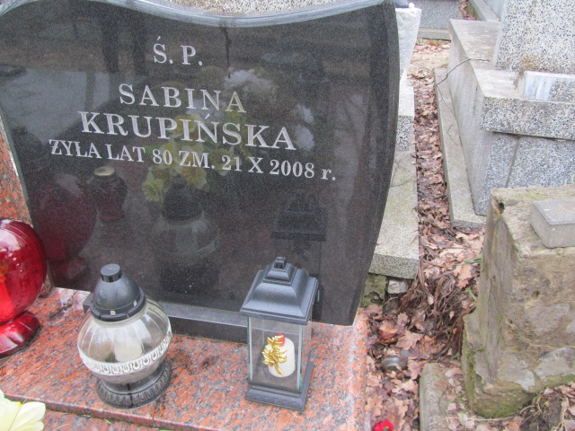 Sabina Krupińska Zielonka - Grobonet - Wyszukiwarka osób pochowanych