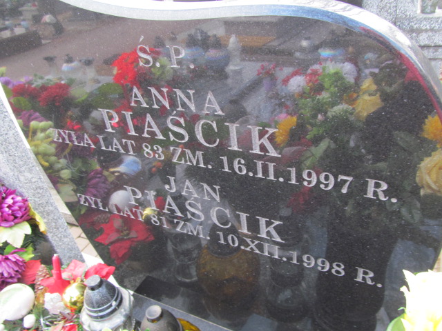 Anna Piaścik 1913 Zielonka - Grobonet - Wyszukiwarka osób pochowanych