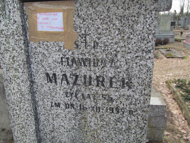 Flawiusz Mazurek Zielonka - Grobonet - Wyszukiwarka osób pochowanych