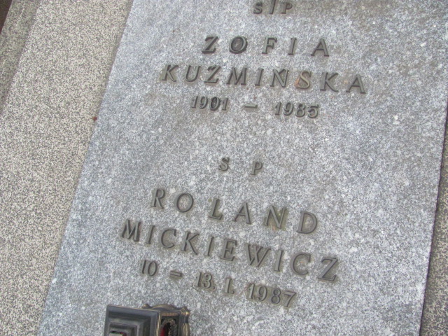 Roland Mickiewicz 1987 Zielonka - Grobonet - Wyszukiwarka osób pochowanych
