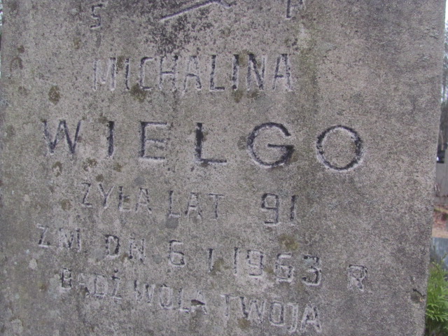 Michalina Wielgo 1874 Zielonka - Grobonet - Wyszukiwarka osób pochowanych