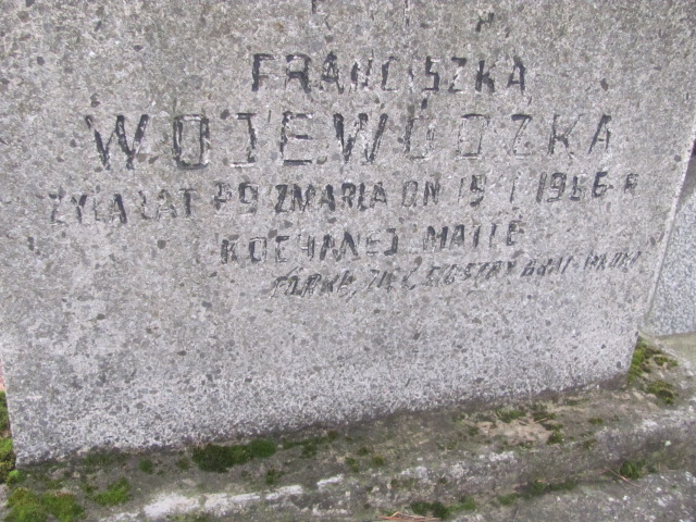 Franciszka Wojewódzka 1877 Zielonka - Grobonet - Wyszukiwarka osób pochowanych
