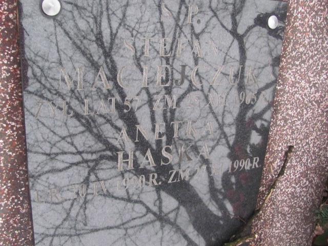 Stefan Maciejczuk 1908 Zielonka - Grobonet - Wyszukiwarka osób pochowanych