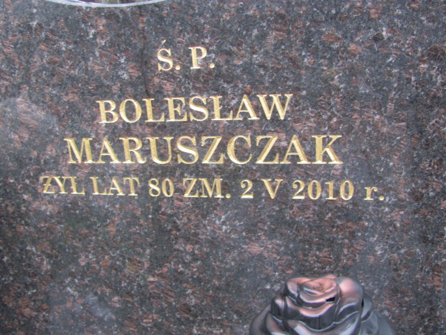 Bolesław Maruszczak 1930 Zielonka - Grobonet - Wyszukiwarka osób pochowanych